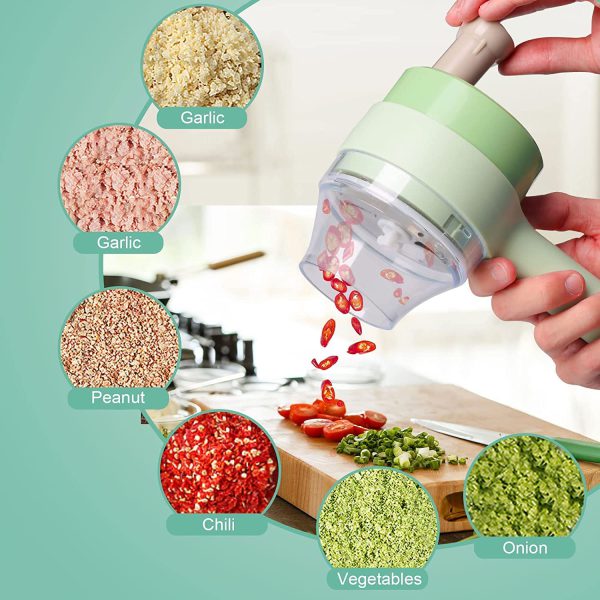 5 In 1 Vegetable Chopper Slicer Machine