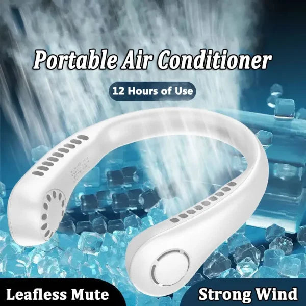 Rechargeable neck fan